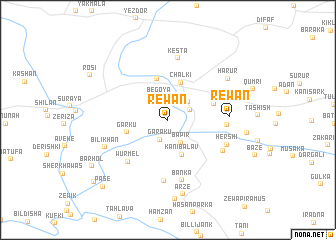 map of Rewān