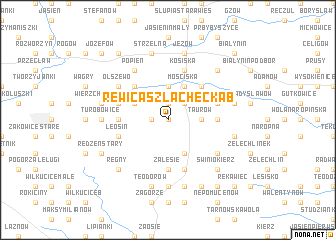 map of Rewica Szlachecka B