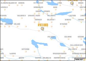 map of Rexbo