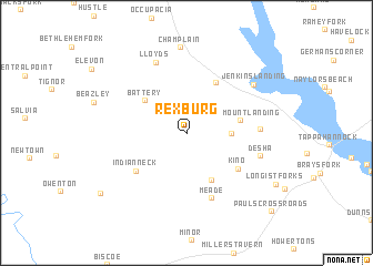 map of Rexburg