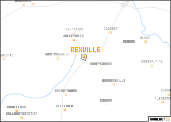 map of Rexville