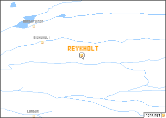 map of Reykholt