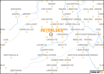 map of Reynaldès
