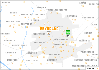 map of Reynolda