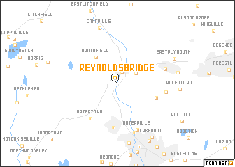 map of Reynolds Bridge