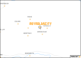 map of Reynolds City