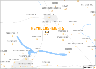 map of Reynolds Heights