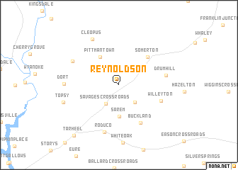 map of Reynoldson