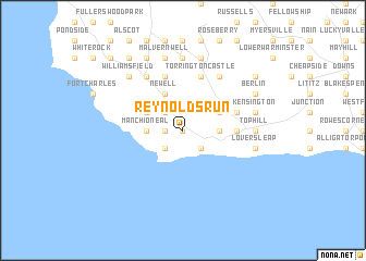 map of Reynolds Run