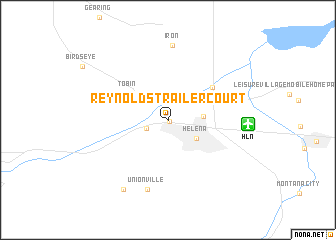 map of Reynolds Trailer Court