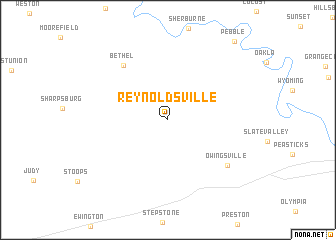 map of Reynoldsville