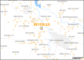 map of Reynolds