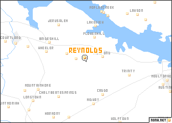 map of Reynolds