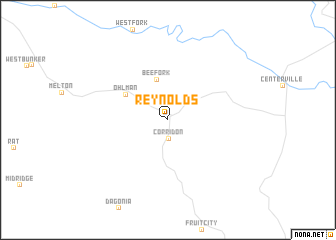 map of Reynolds