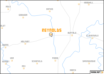 map of Reynolds