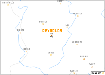 map of Reynolds