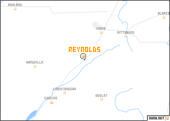 map of Reynolds