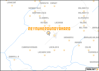 map of Rey Número Uno y Amaro