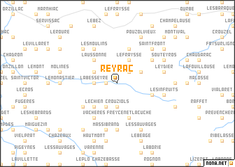 map of Reyrac