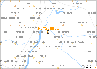 map of Reyssouze