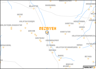 map of Reẕā\