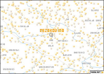 map of Rezakovina