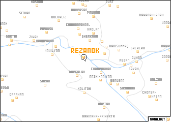 map of Rezanok