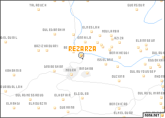 map of Rezarza