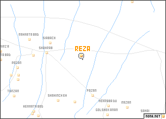 map of Reẕā