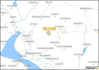 map of Rezina