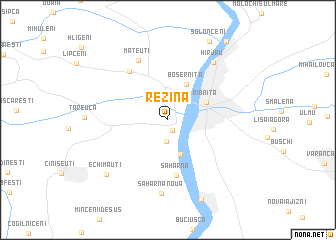 map of Rezina