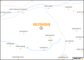 map of Reznikovo