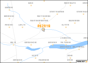 map of Reznya