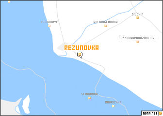 map of Rezunovka