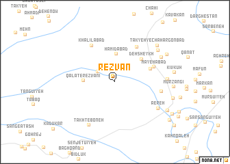 map of Reẕvān