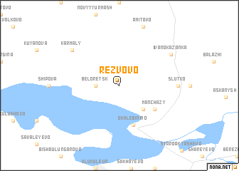 map of Rezvovo