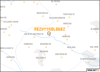 map of Rezvyy Kolodez\