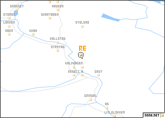 map of Re