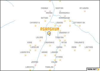 map of Rgangkum