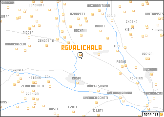 map of Rgvalichala