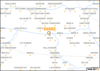 map of Rhaan