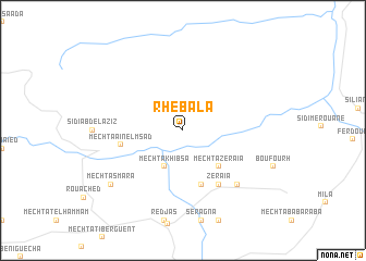 map of Rhebala