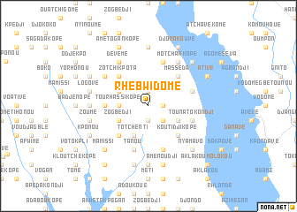 map of Rhébwidomé