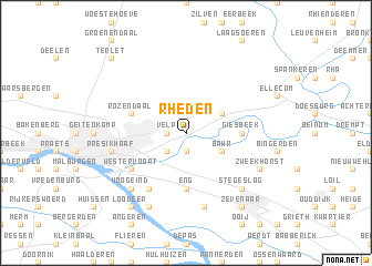 map of Rheden