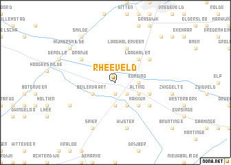 map of Rheeveld