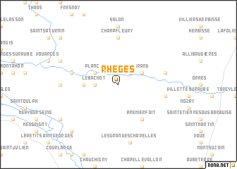 map of Rhèges