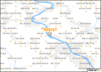 map of Rheidt