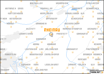 map of Rheinau
