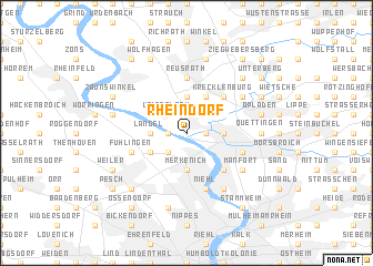 map of Rheindorf