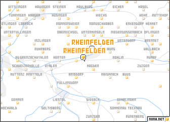 map of Rheinfelden